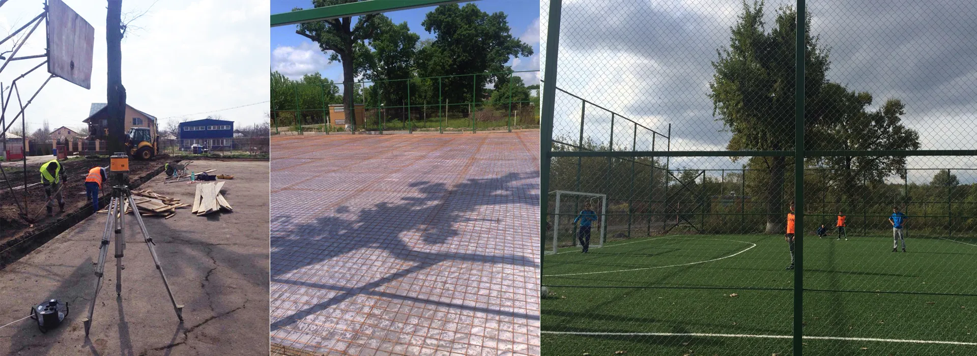 Asfaltare teren de fotbal
